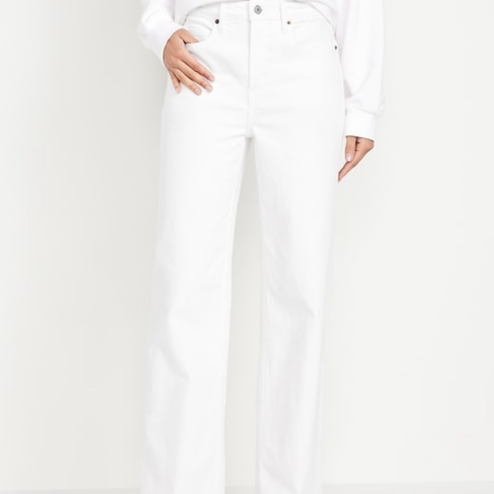 Old Navy Extra High-Waisted Sky-Hi Wide-Leg Jeans